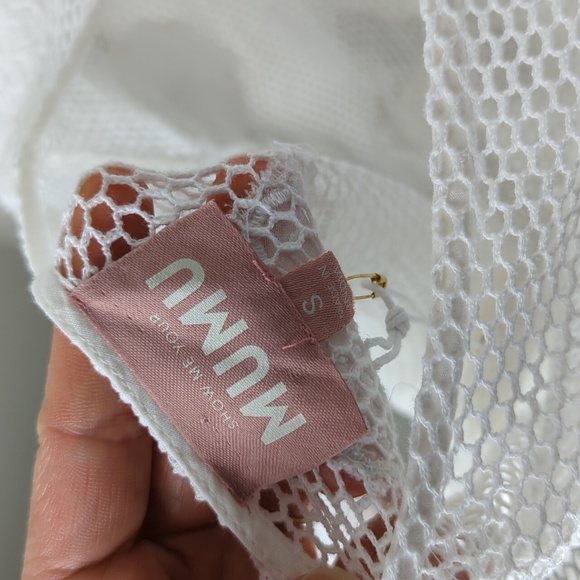 Show Me Your Mumu Castaway Cover Up Women's Small White Dress - Picture 13 of 16